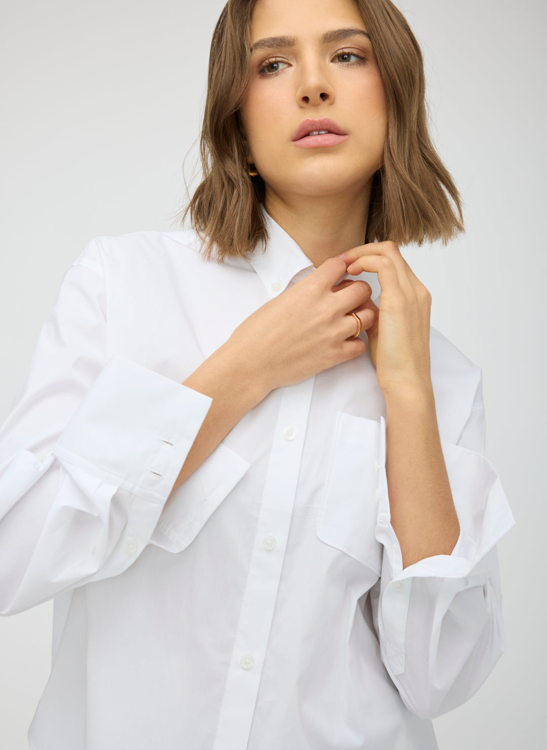 Celina Boxy Button Down