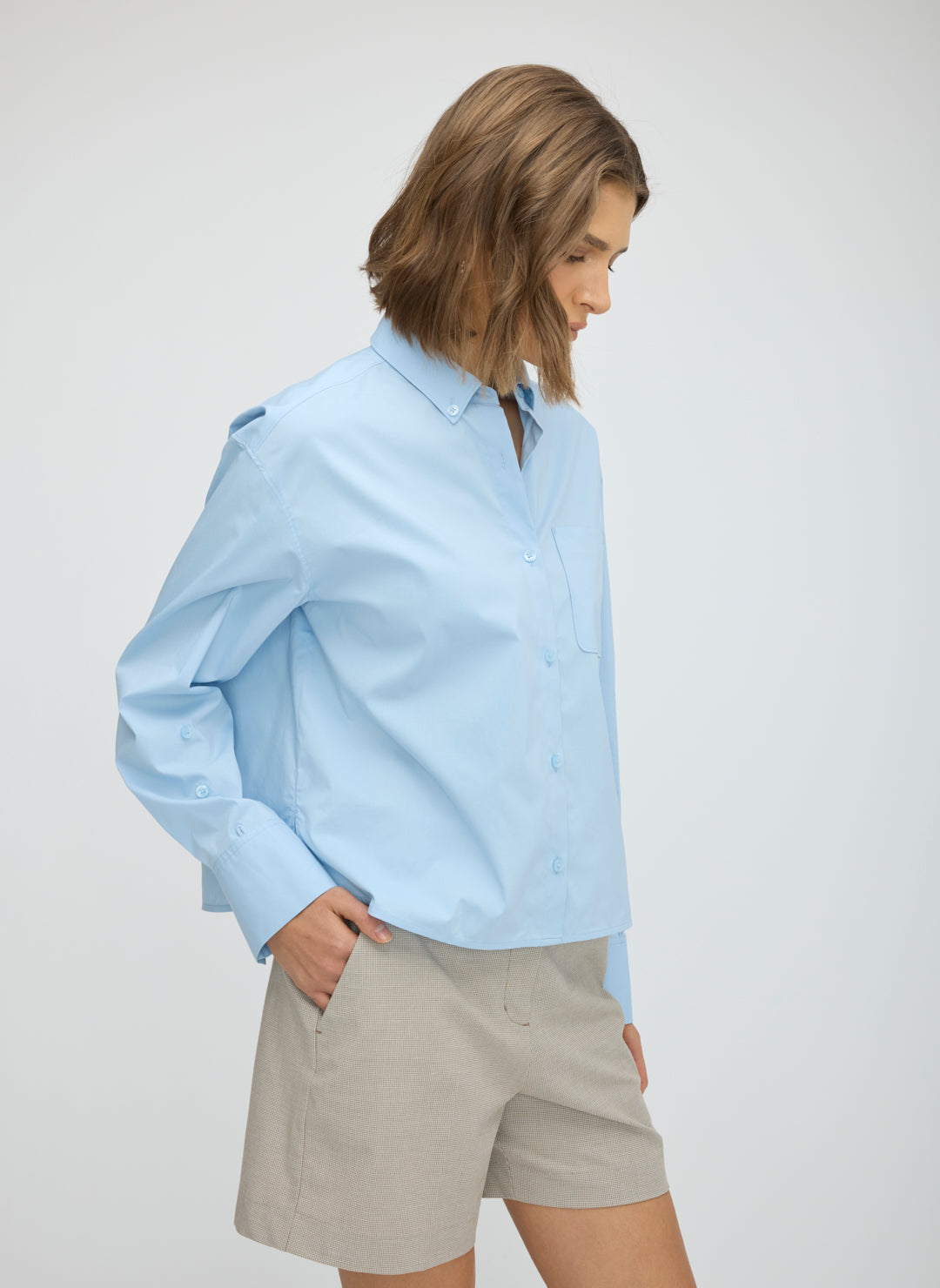 Celina Boxy Button Down