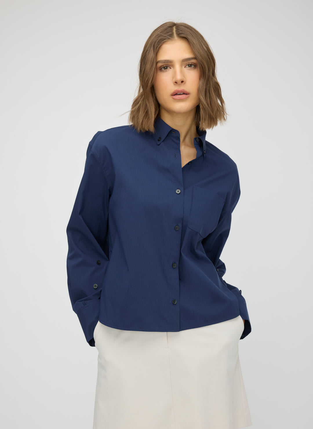 Boxy Button Down