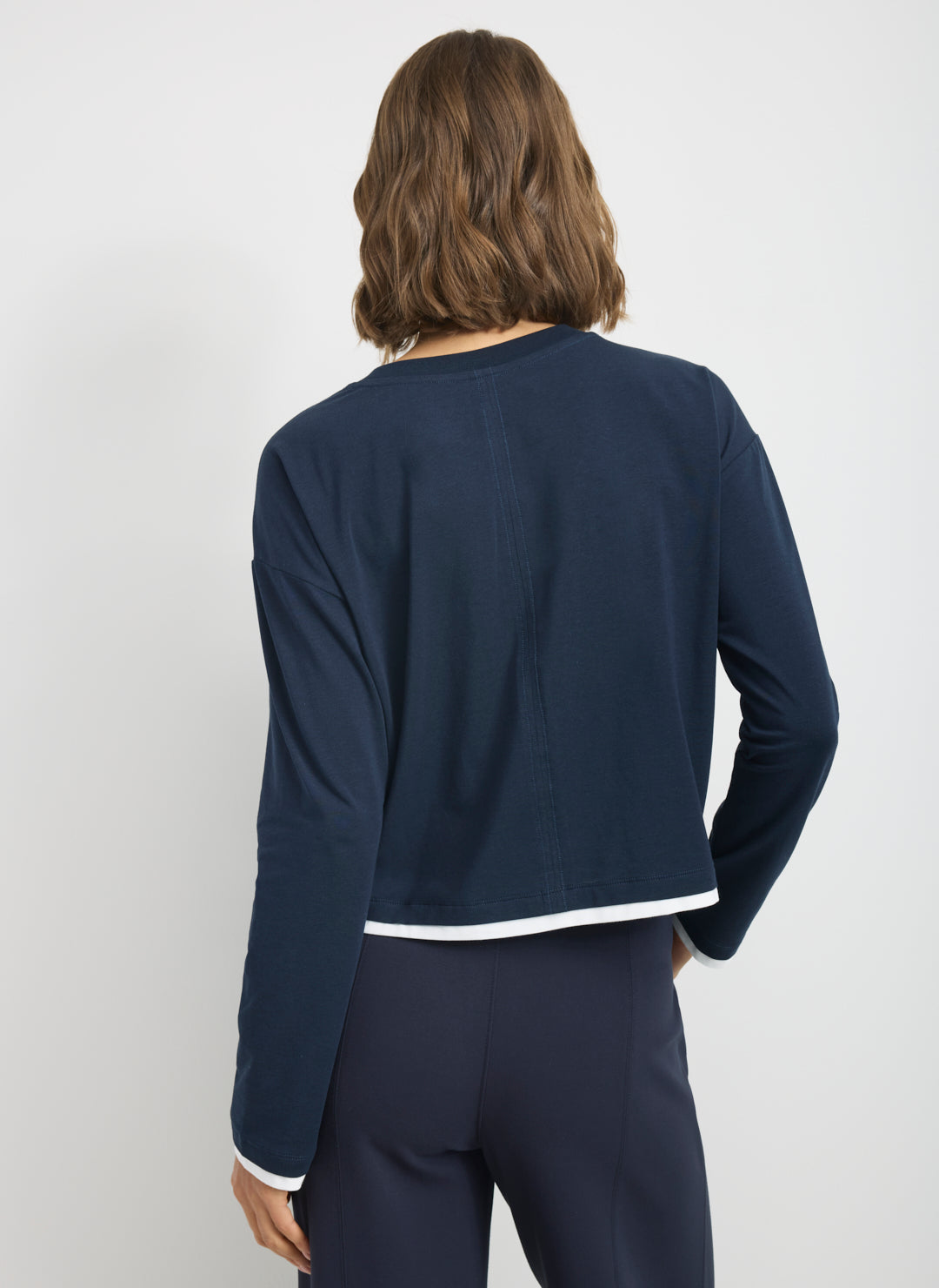 Soho Pima Cotton Boxy Longsleeve Tee