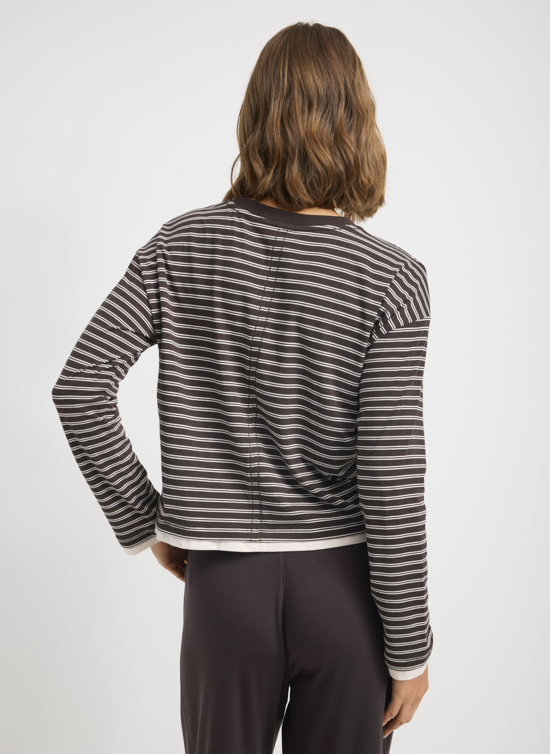 Soho Pima Cotton Boxy Longsleeve Tee
