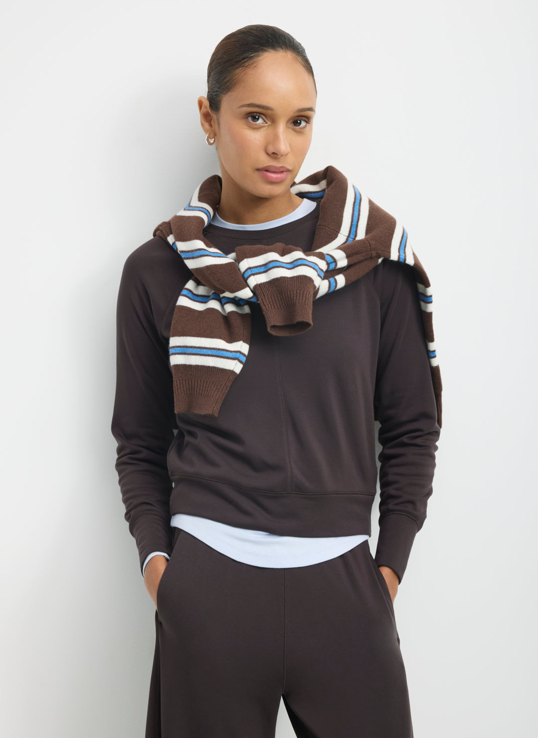 Devon Shrunken Raglan Crew
