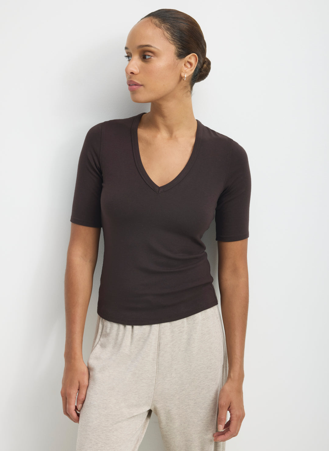 Kit Cosy V Neck Tee