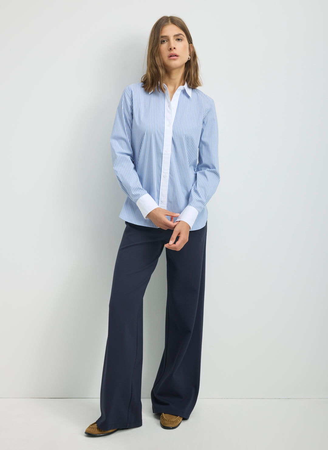 Celina Cooling Cotton Classic Button Down
