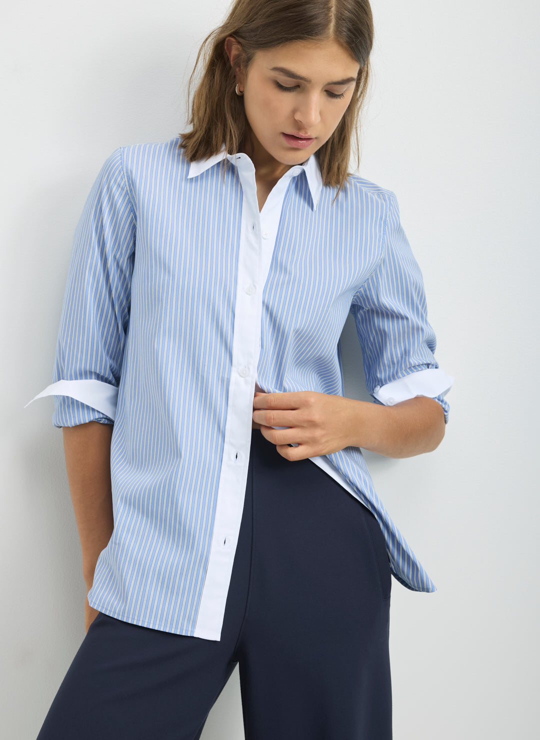 Celina Cooling Cotton Classic Button Down