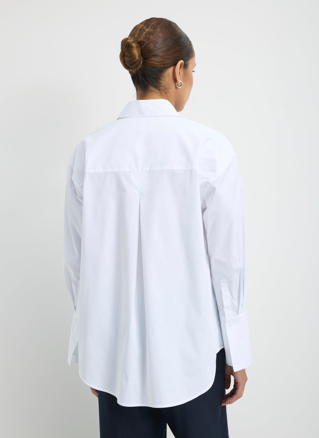 Celina Cooling Cotton Oversized Button Down