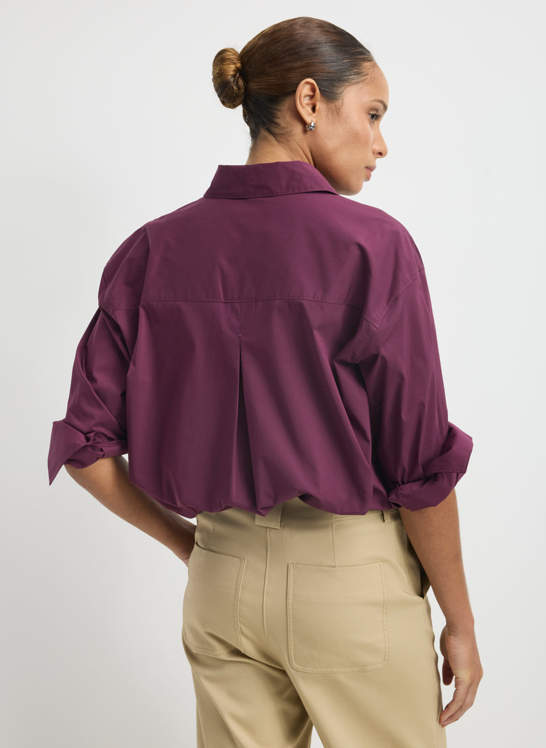 Celina Cooling Cotton Oversized Button Down