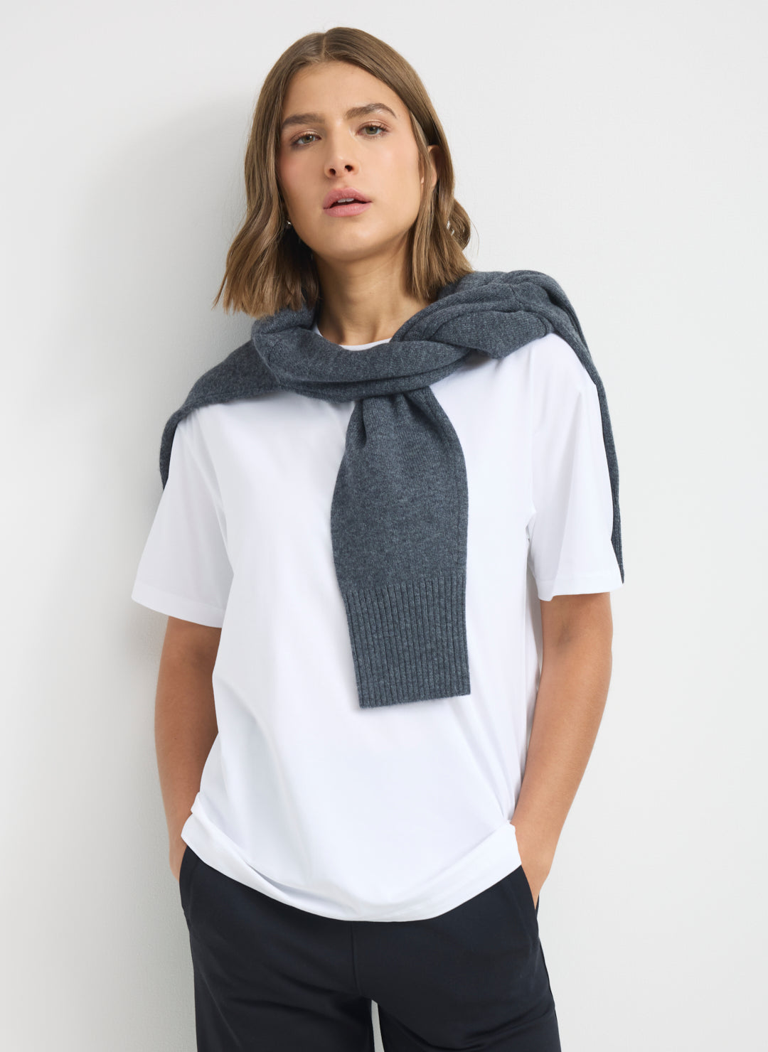 Soho Pima Cotton Oversized Tee