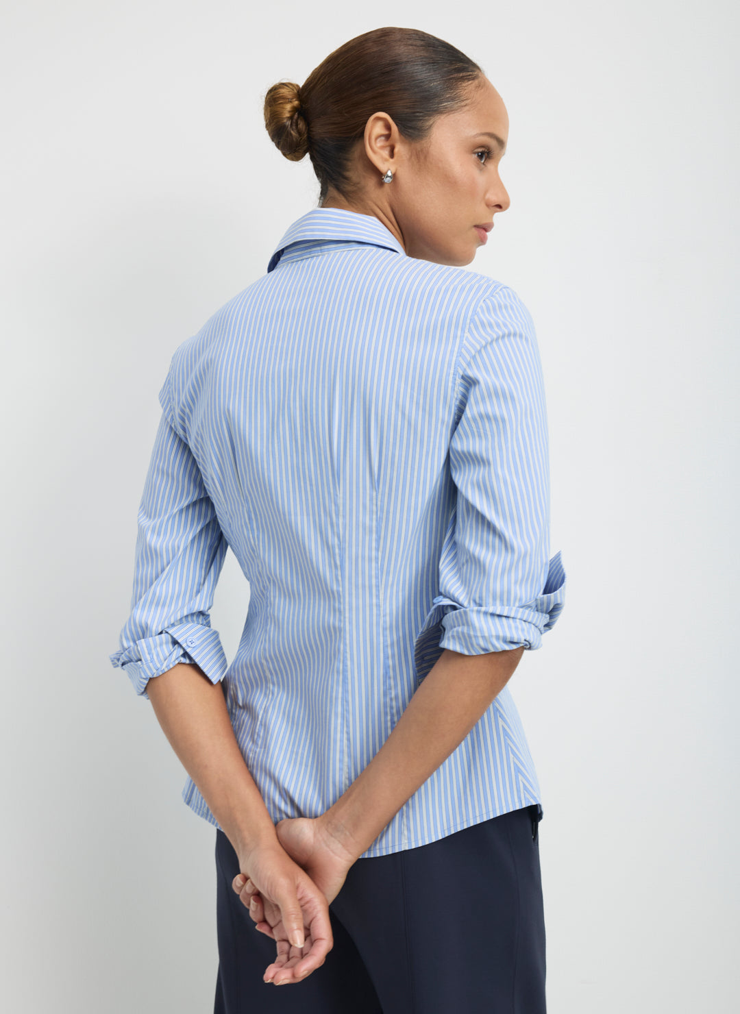 Celina Cooling Cotton Fitted Button Down