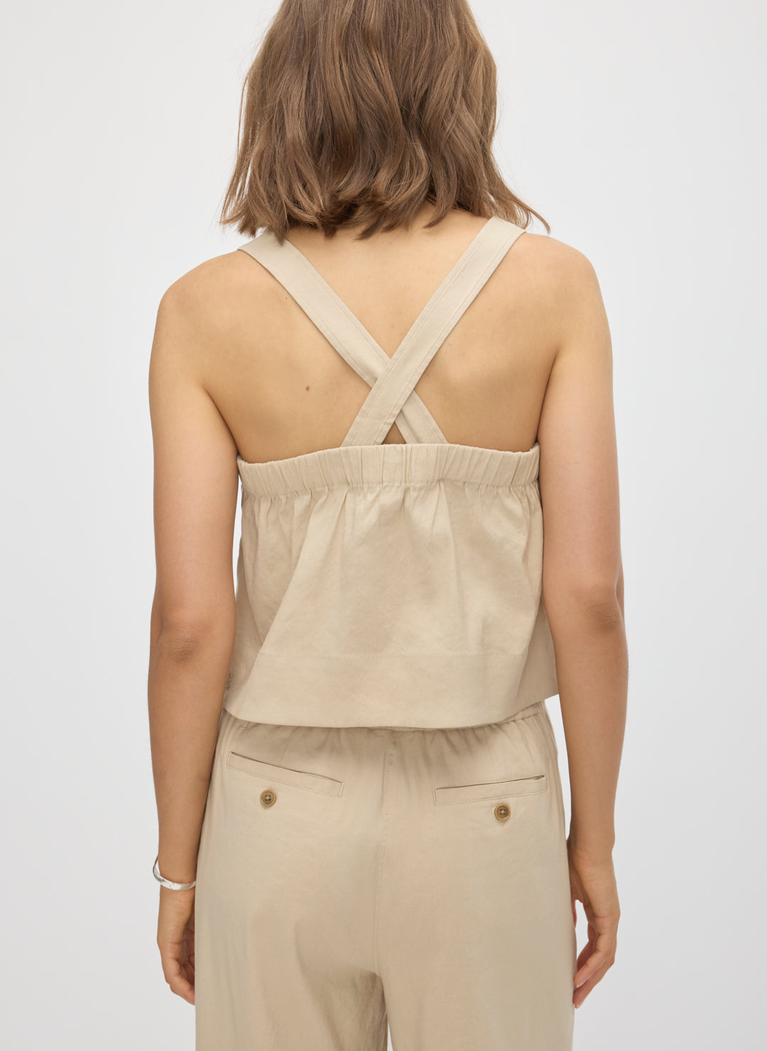 Lyon Linen Squareneck Tank