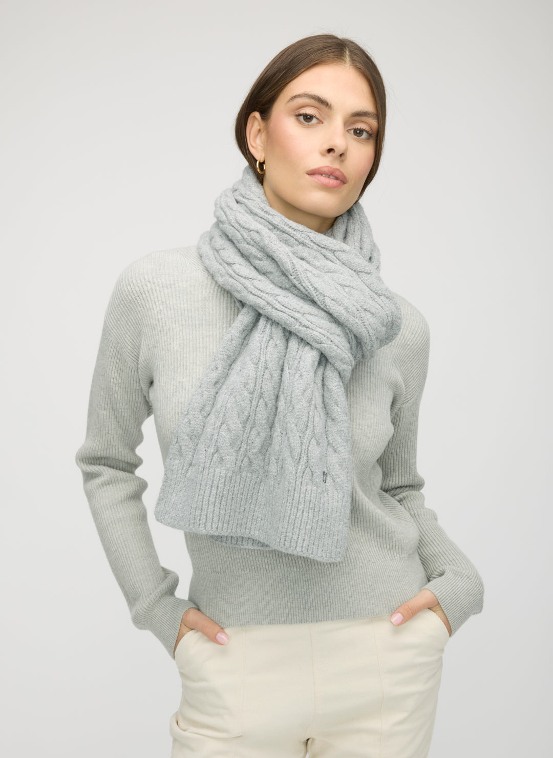 Josie Cable Knit Scarf