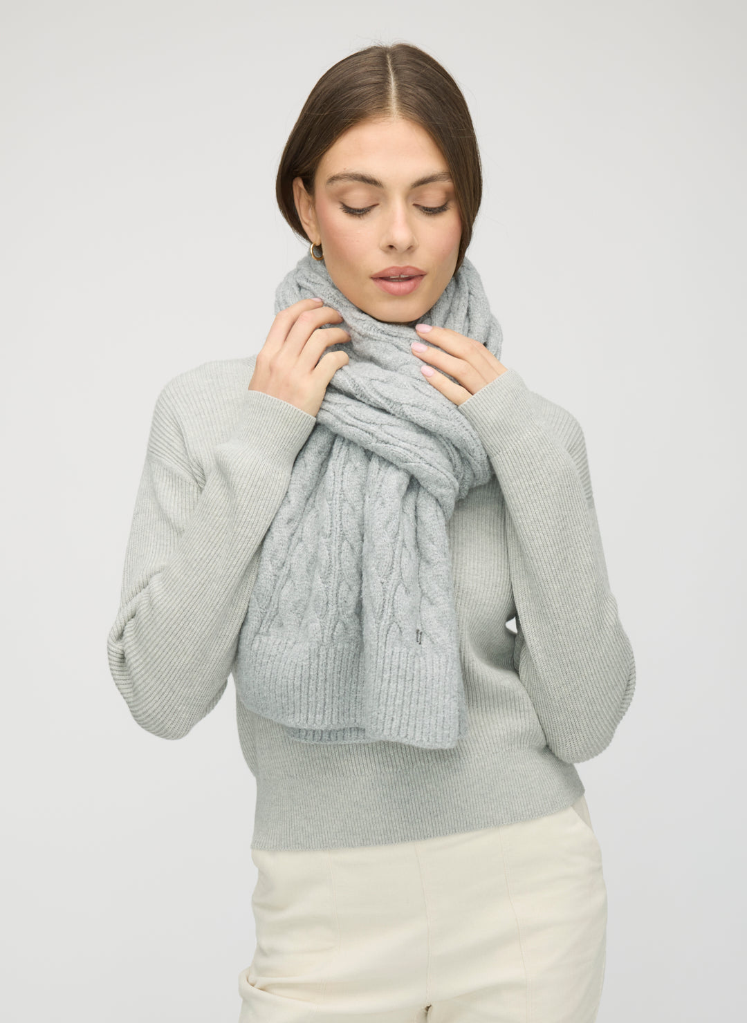 Josie Cable Knit Scarf