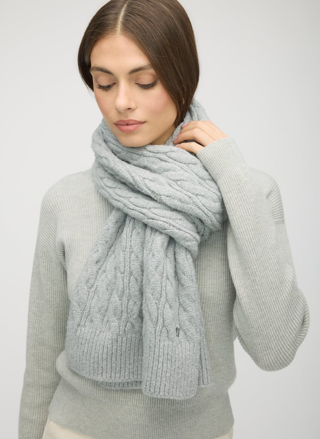 Josie Cable Knit Scarf