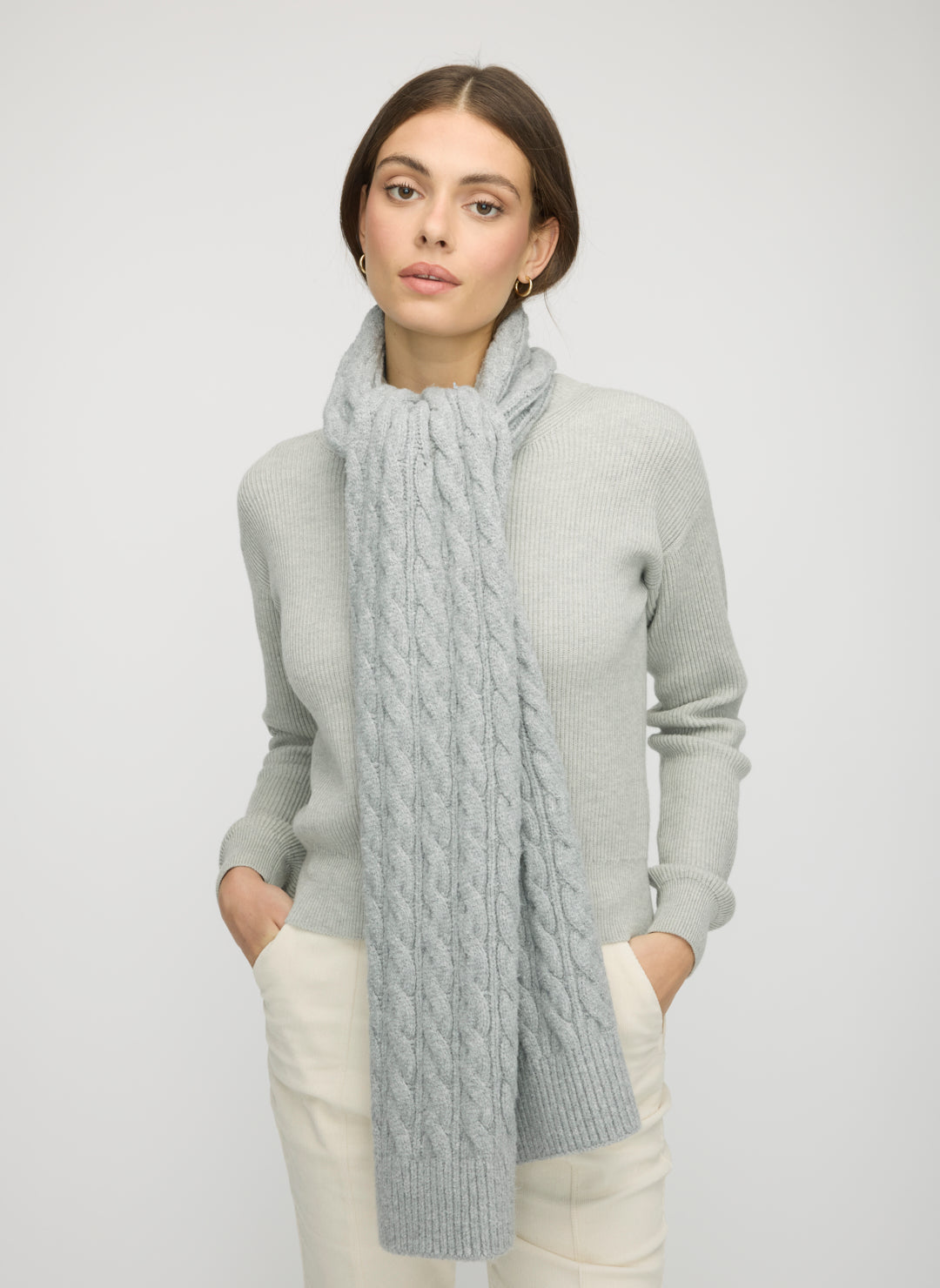 Josie Cable Knit Scarf