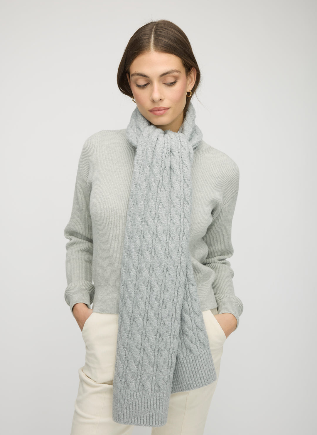 Josie Cable Knit Scarf