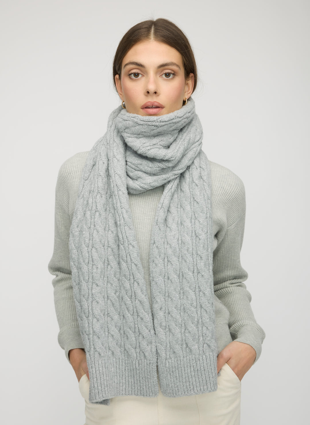Josie Cable Knit Scarf