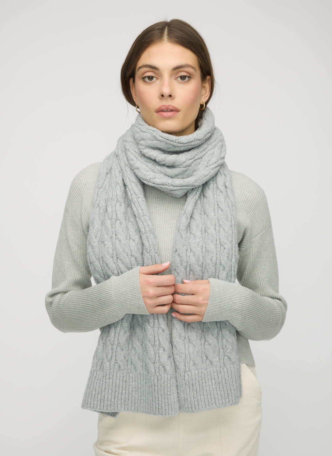 Josie Cable Knit Scarf