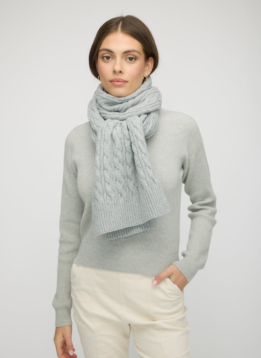 Josie Cable Knit Scarf