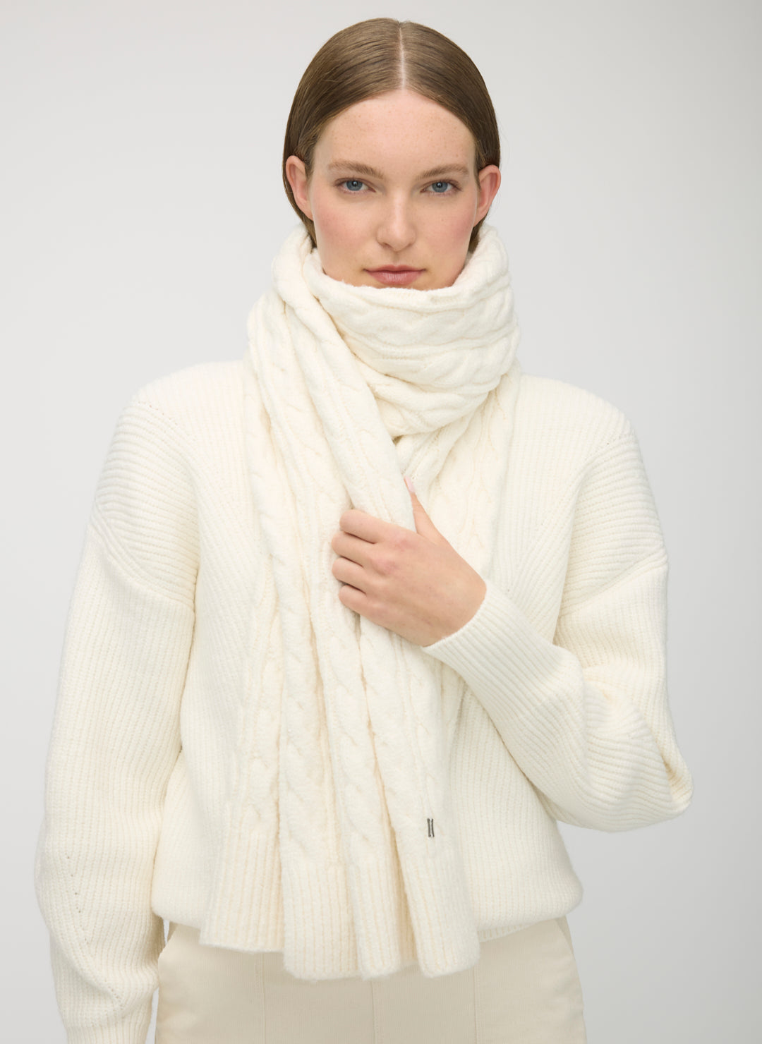 Josie Cable Knit Scarf