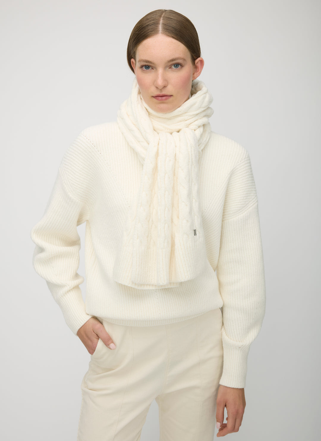 Josie Cable Knit Scarf