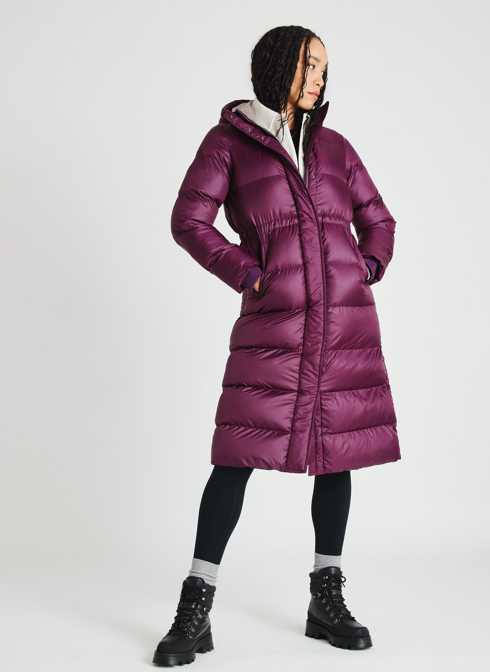 Kit and Ace — Long Winter Puffer Coat
