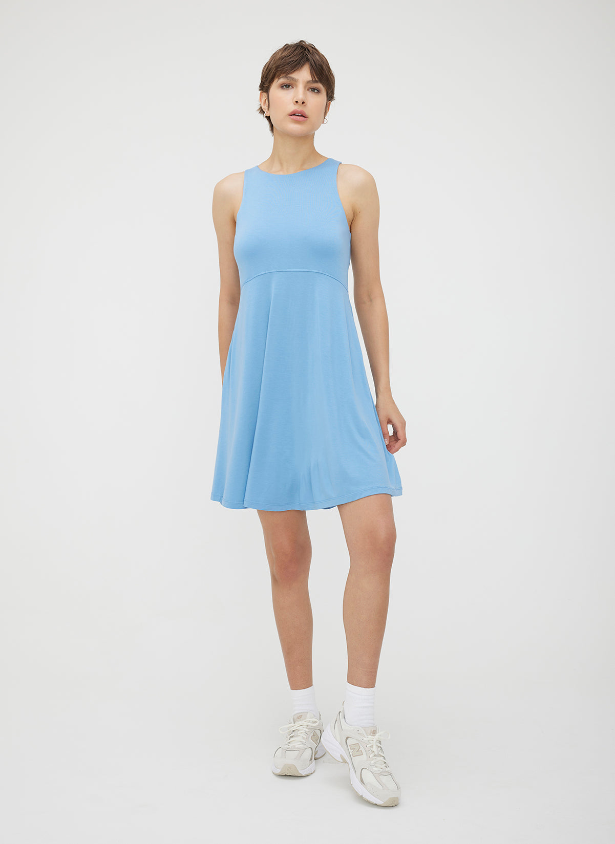 Charlotte Sleeveless Tent Dress ?? | S || Cool Blue