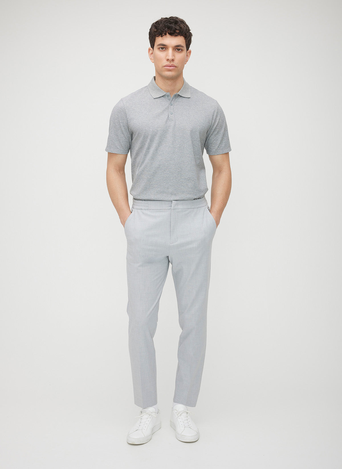 Comfort Trousers ?? | M || Light Grey Chambray