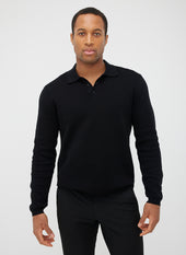 Kit and Ace — Urban Long Sleeve Polo Sweater