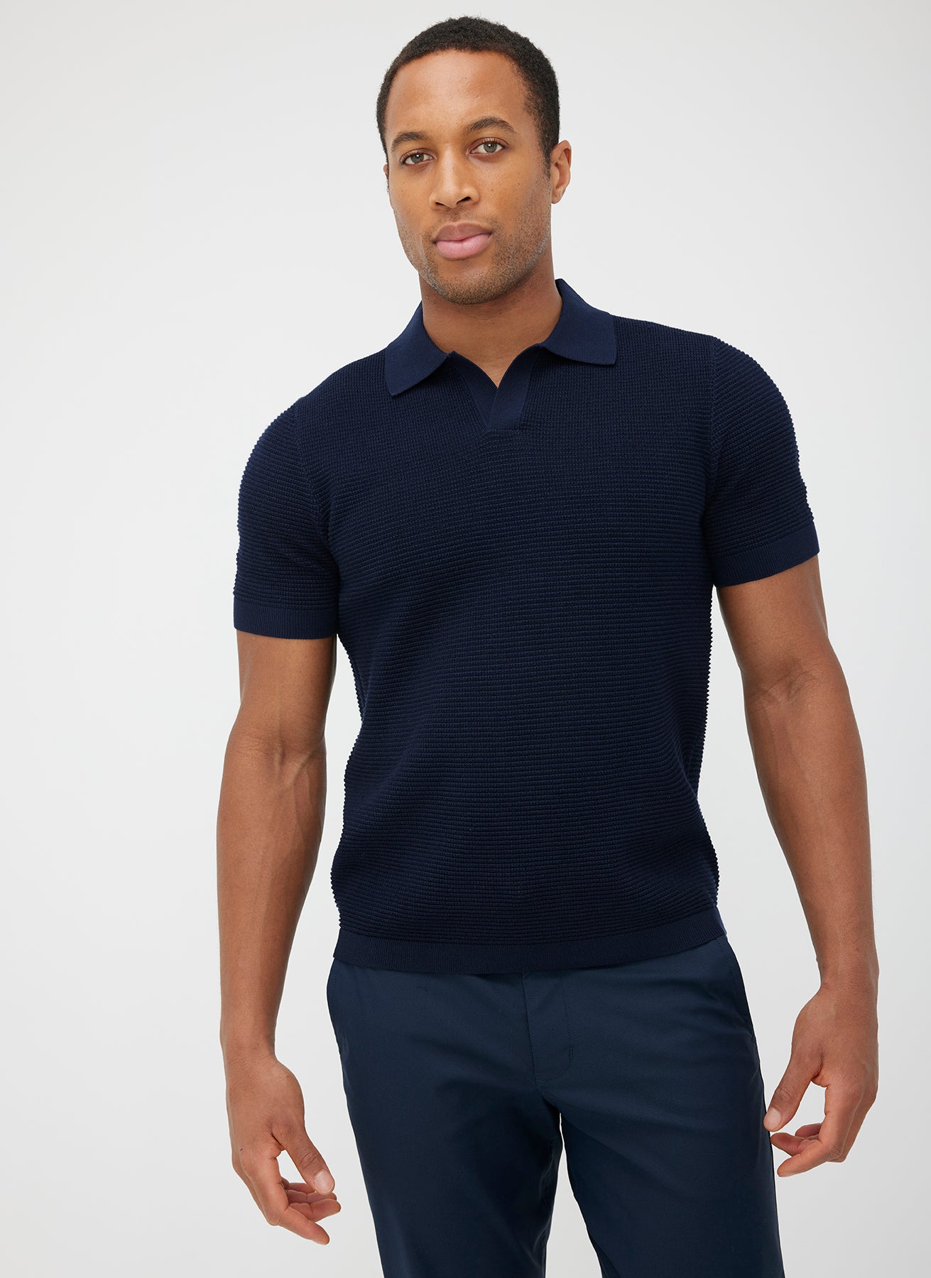 Urban Relaxed Polo Sweater ?? | M || Dark Navy