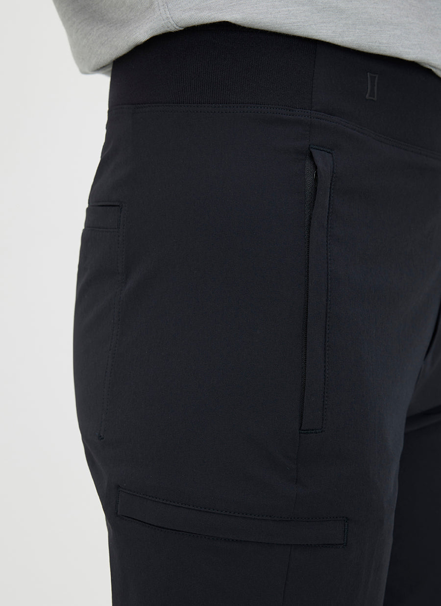 Chloe Rib Waistband Pants ?? | S || Black