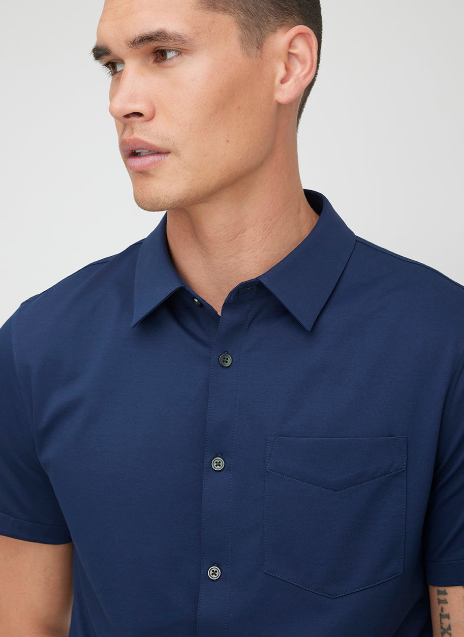 City Tech Short Sleeve Shirt ?? | M || Dark Navy