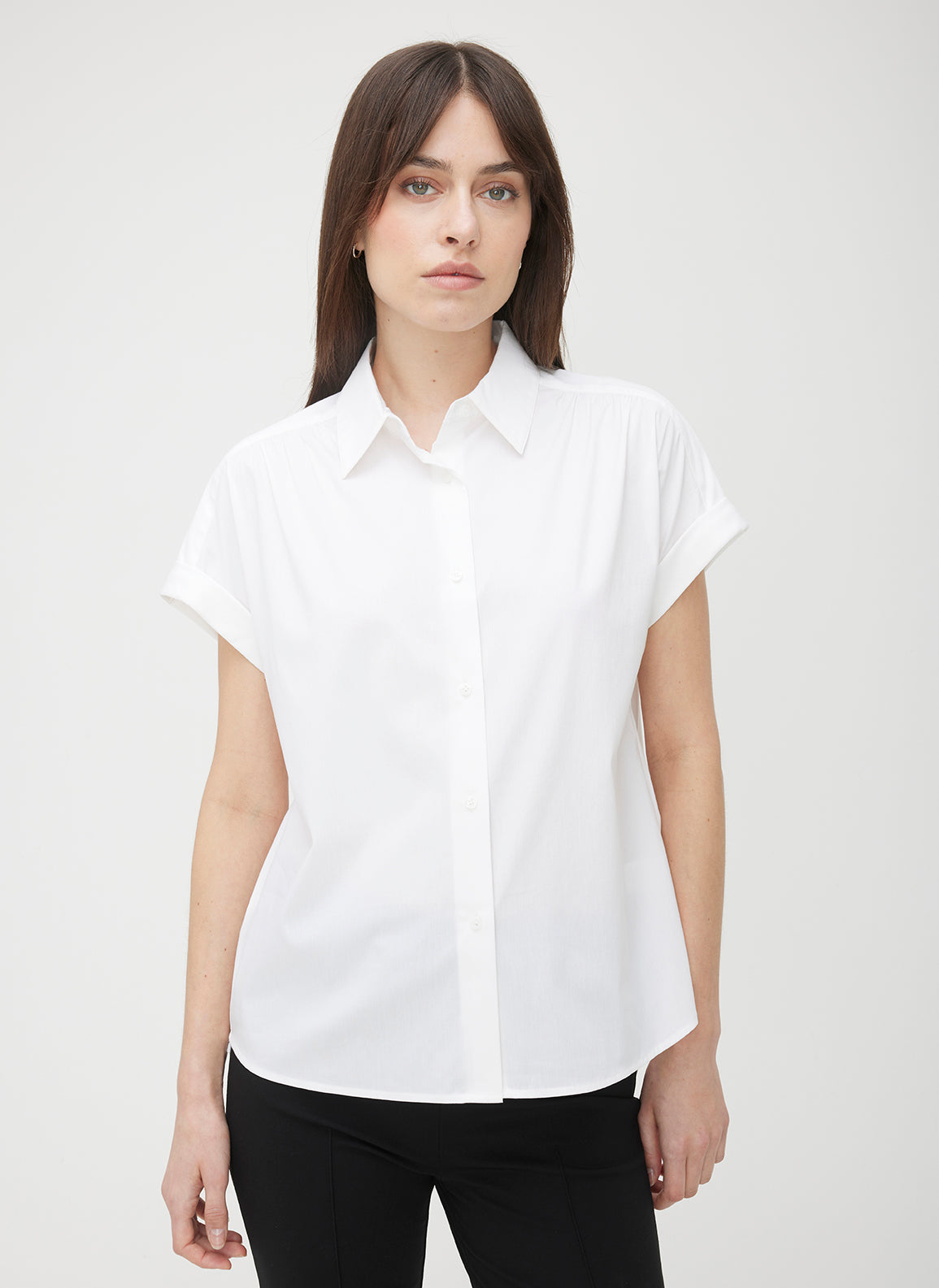 Marbella Short Sleeve Shirt ?? | S || Bright White