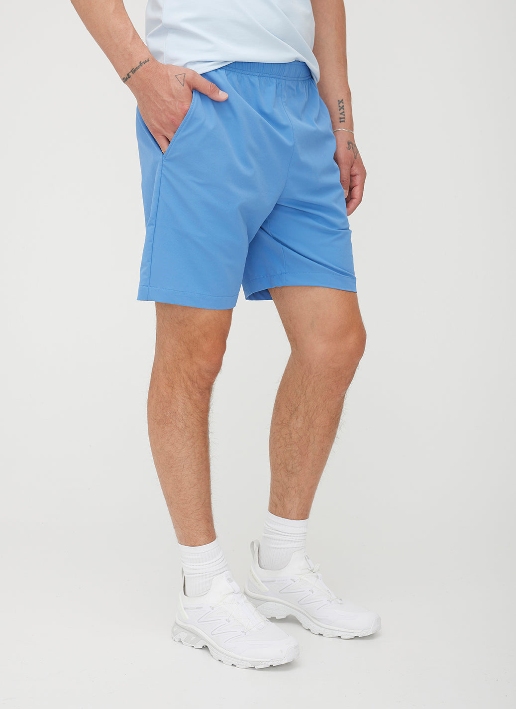 Mercer Travel Shorts ?? | M || Mid Blue