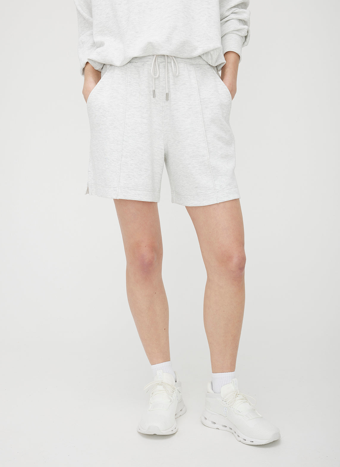 Restore Shorts ?? | S || White Melange