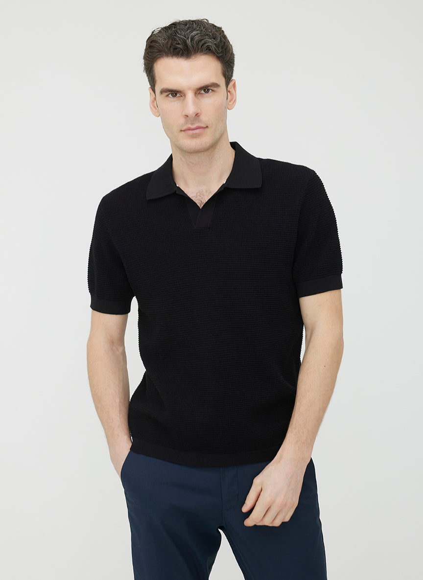 Kit and Ace — Urban Relaxed Polo Sweater