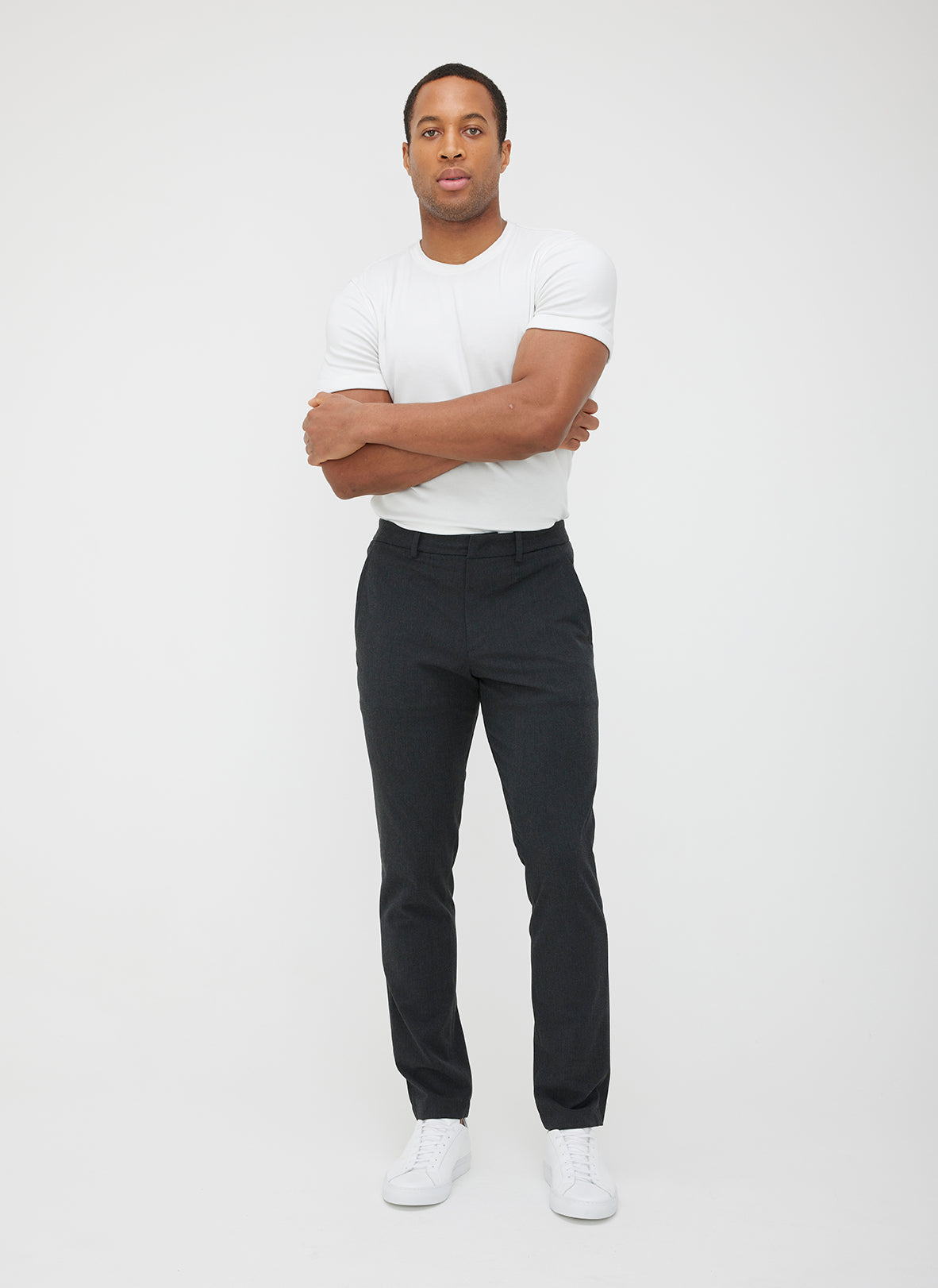Recycled Suiting Trousers Standard Fit ?? || Heather Charcoal