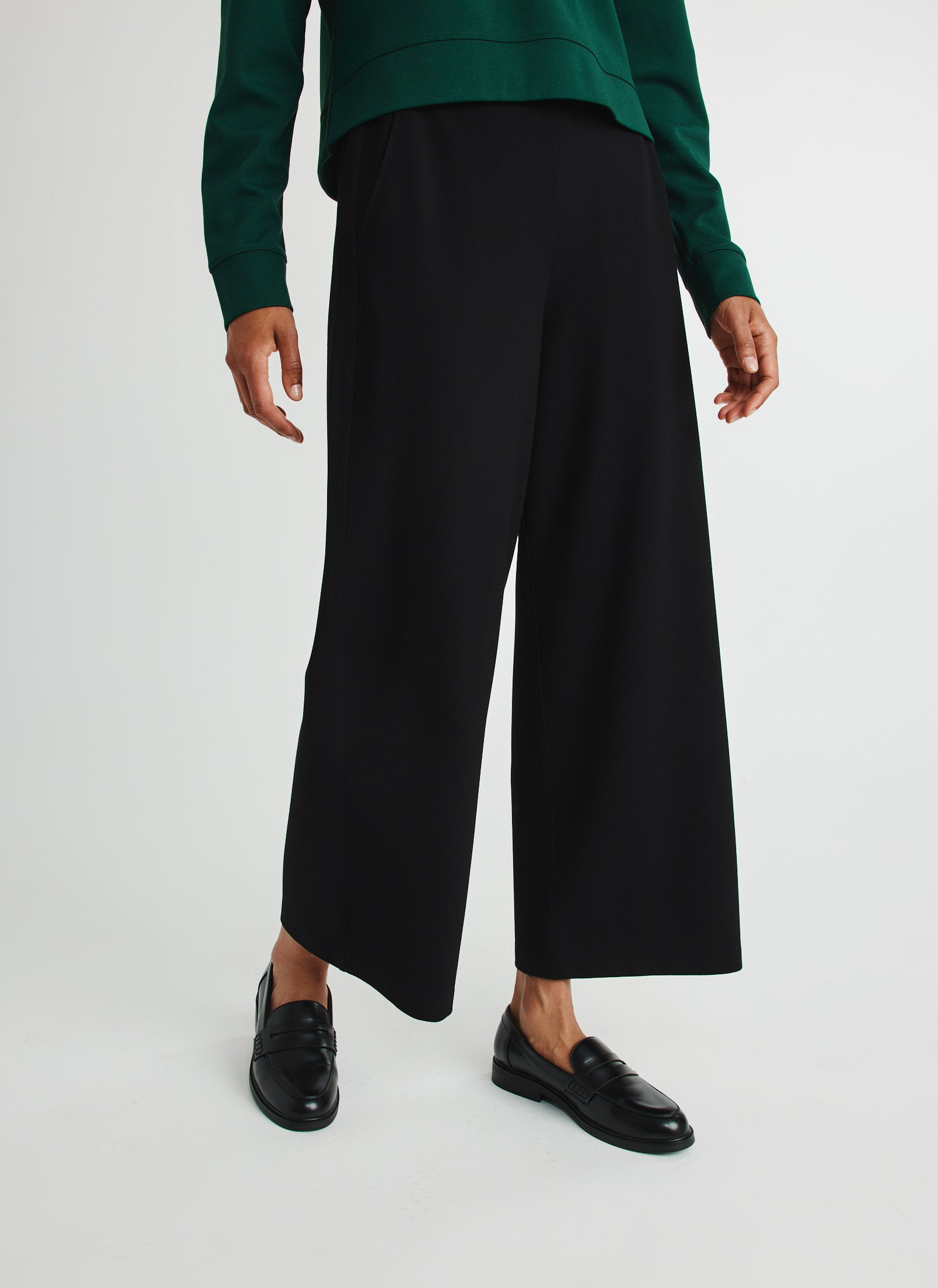 Kit and Ace — Serenity Double Knit Wide Leg Pants