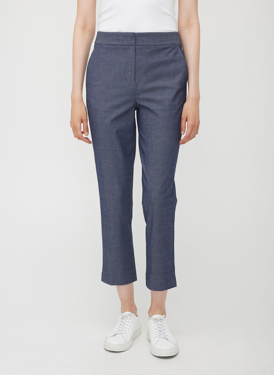 Seymour Classic Cropped Pants ?? | 6 || Navy Chambray