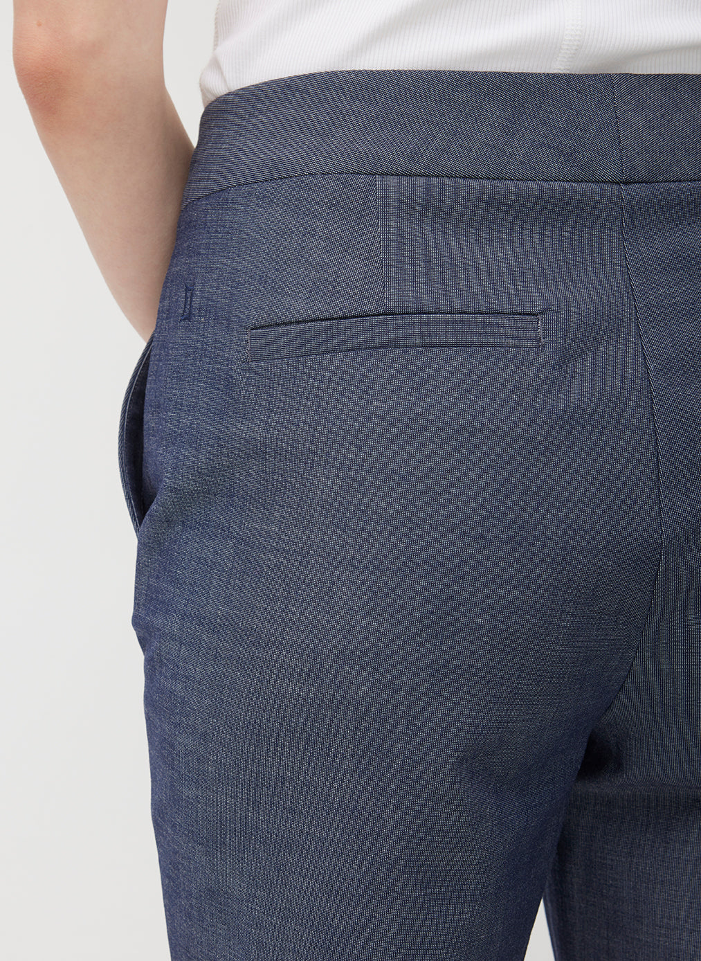 Seymour Classic Cropped Pants ?? | 6 || Navy Chambray