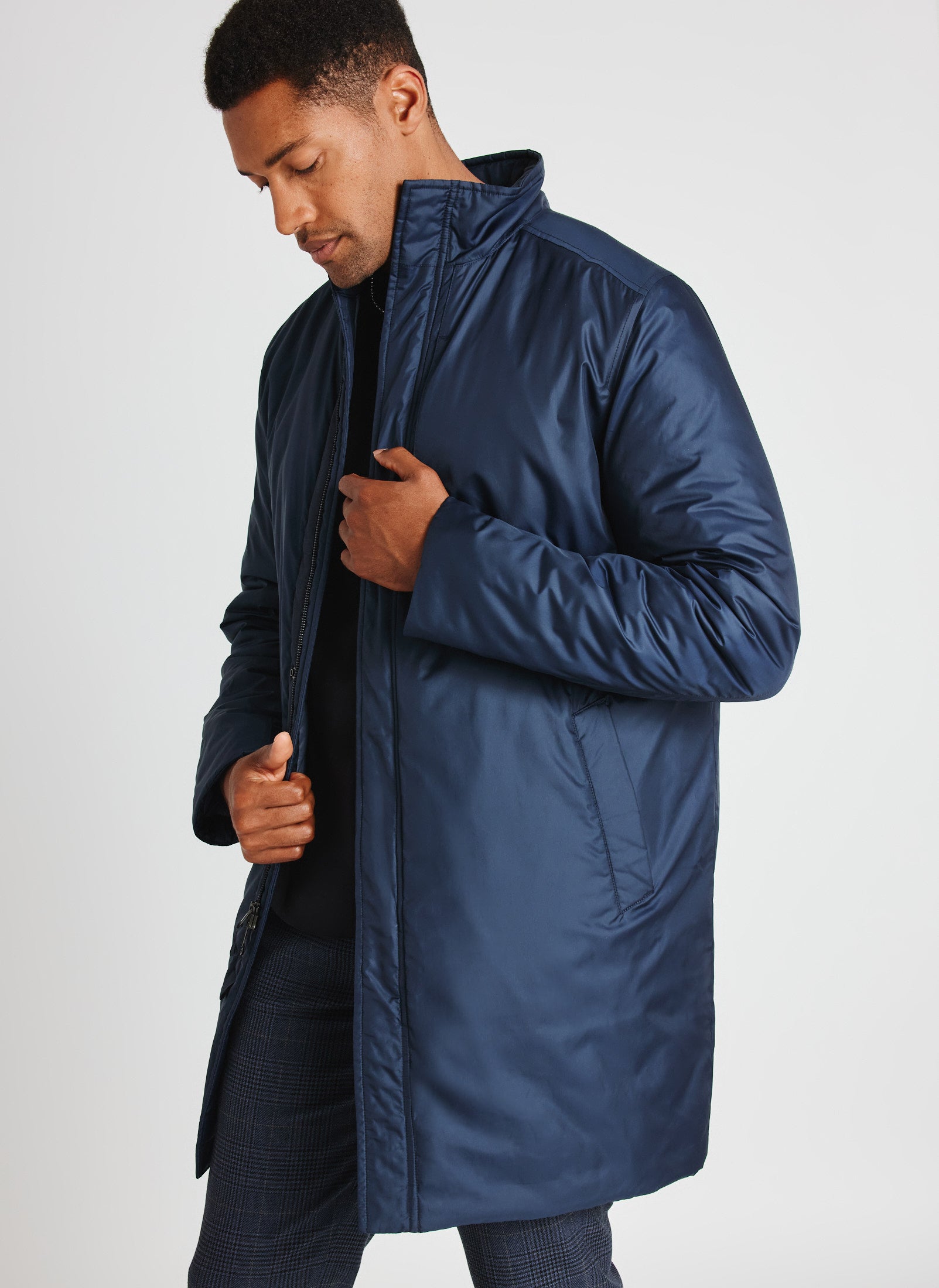 Stellar Insulated Coat ?? Model:: Hassan | M || Dark Navy