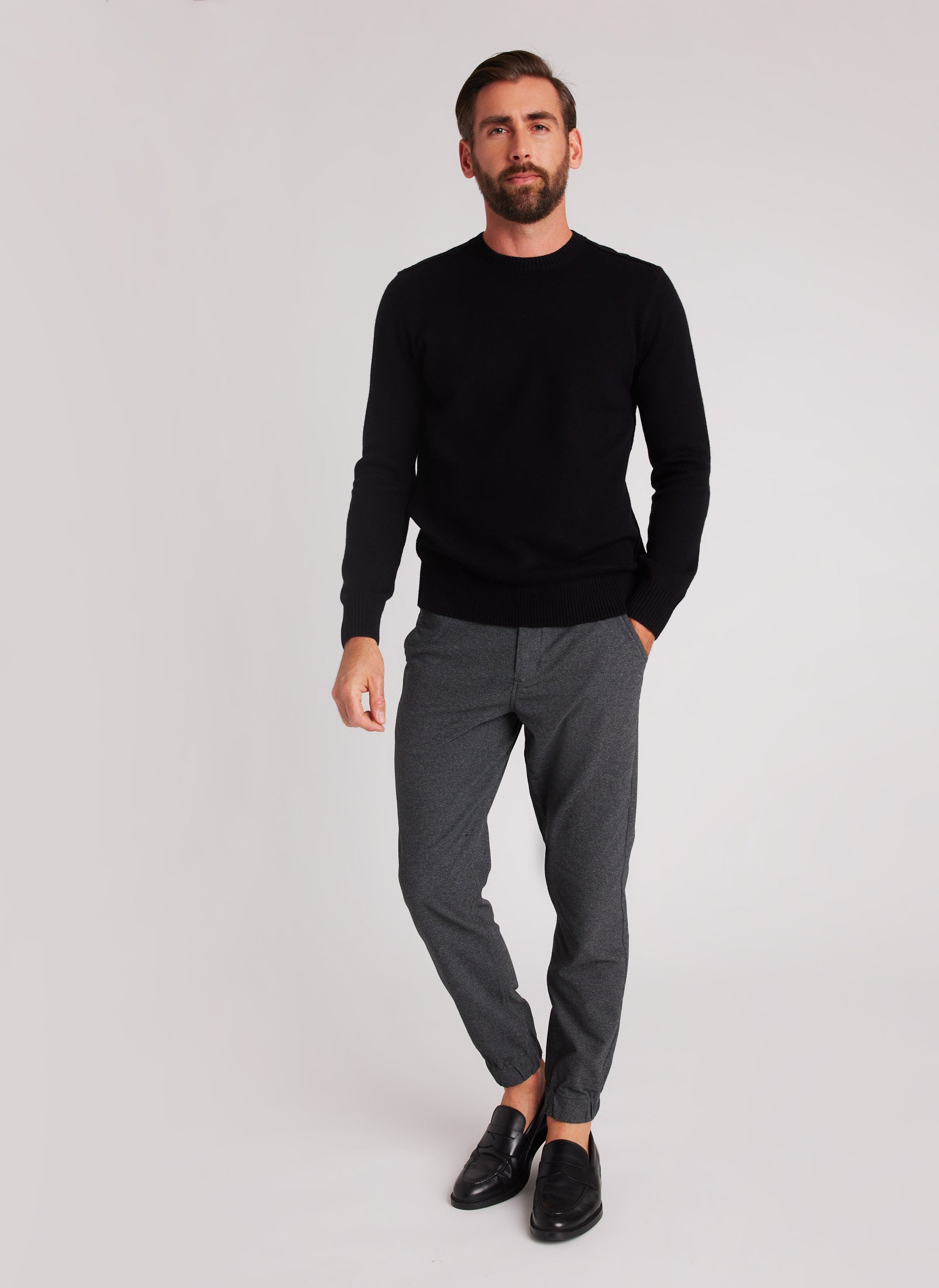 Stride Winter Joggers Standard Fit ?? || Heather Charcoal