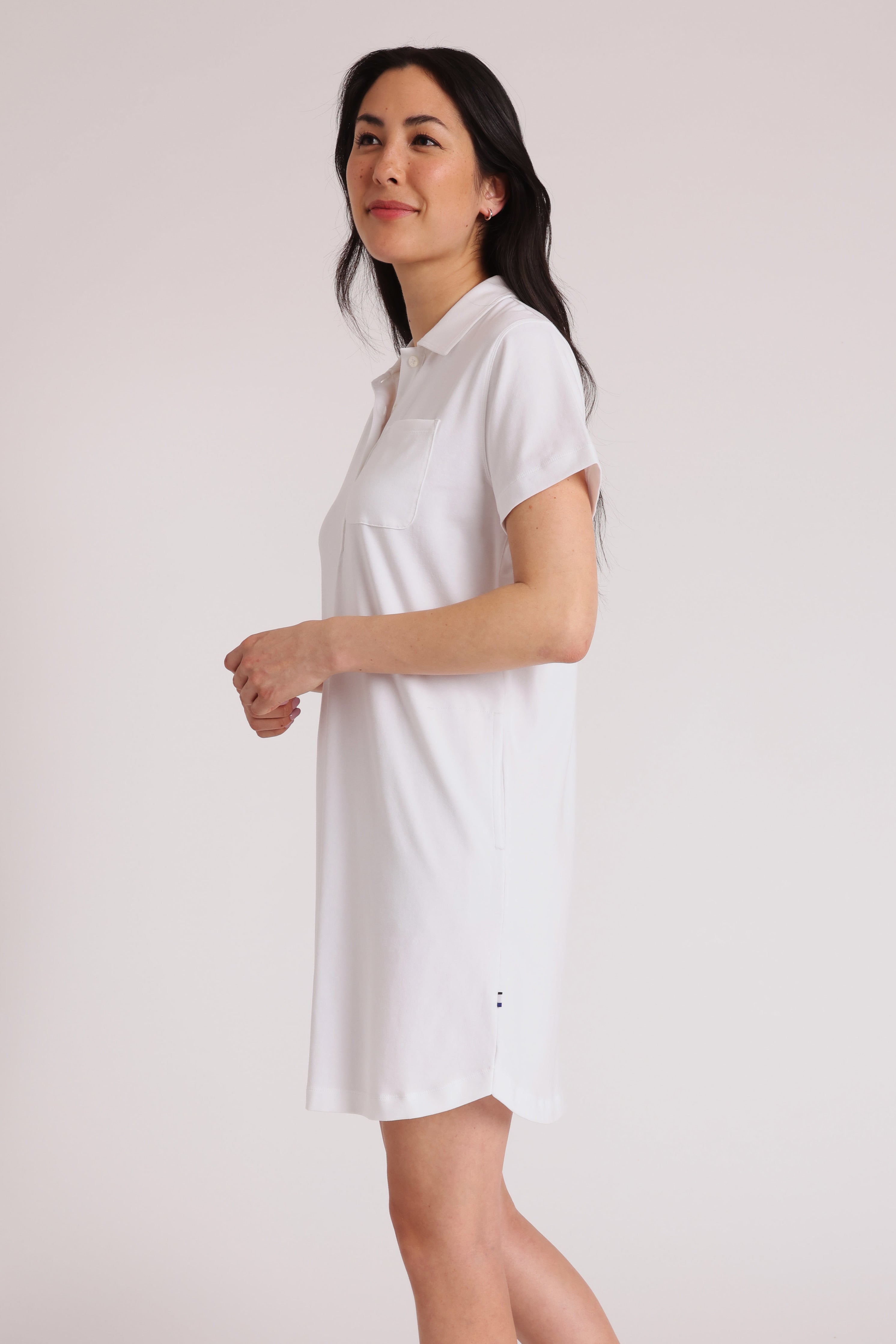 Alder T-Shirt Dress ?? Model:: Lianne | S || Bright White