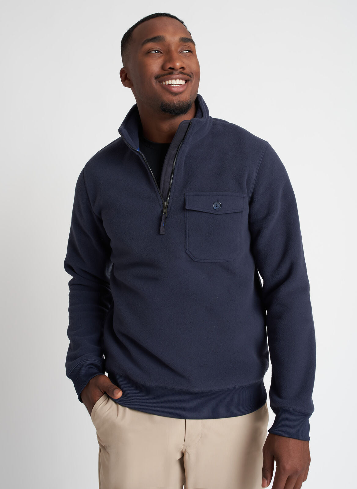 Kit and Ace — Water Resistant Fleece Zip Pullover