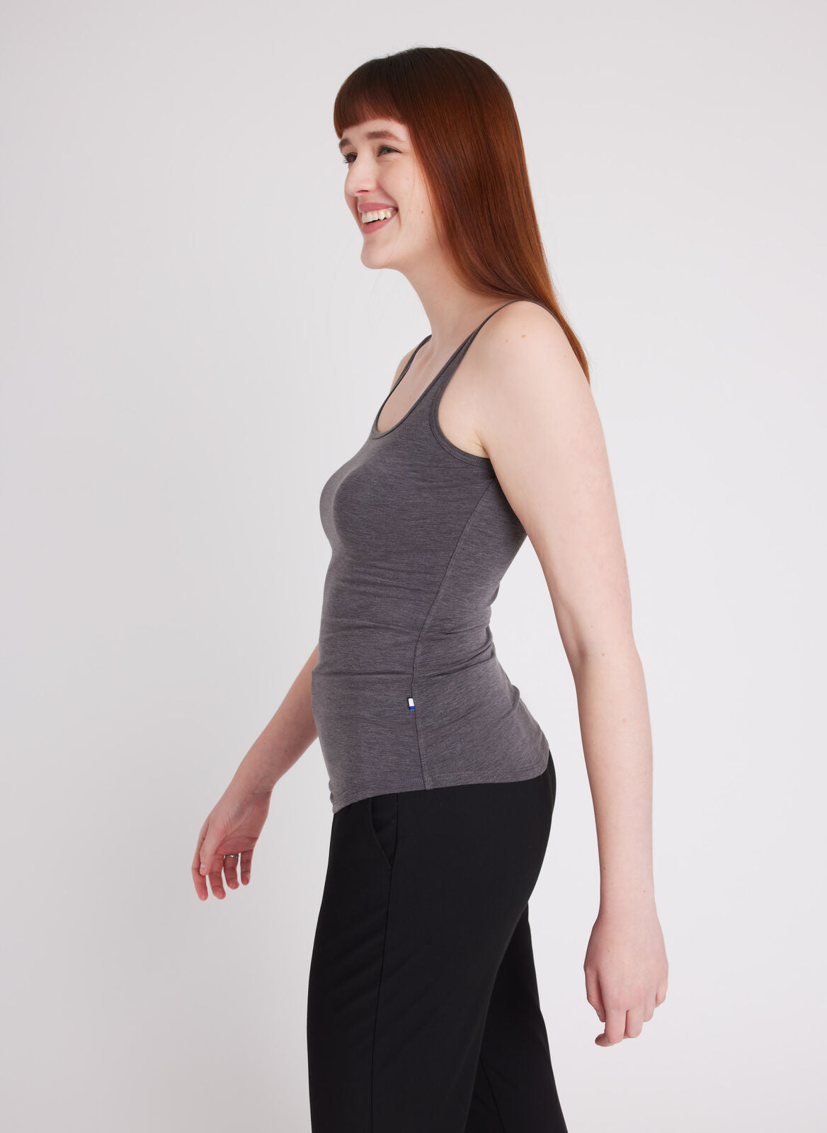 At Ease Tank Top ?? Julia | S || Heather Charcoal