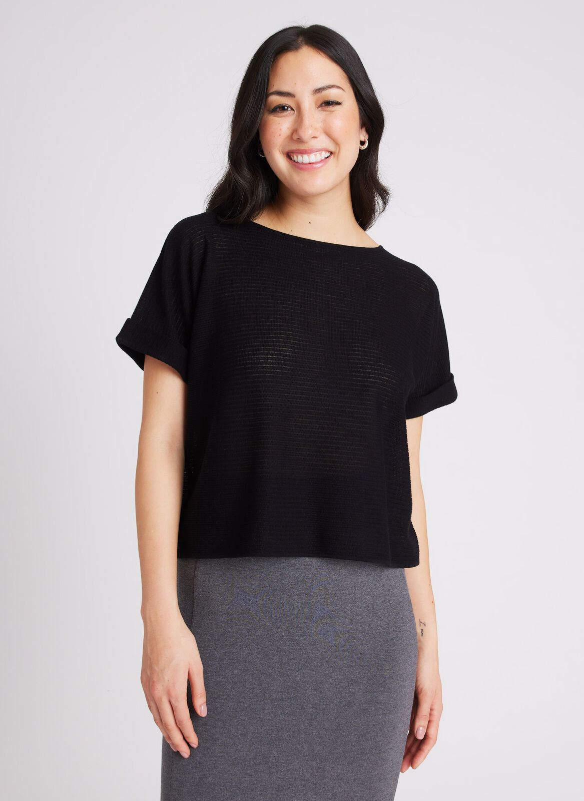 Kit and Ace — Starling Short Sleeve Sweater